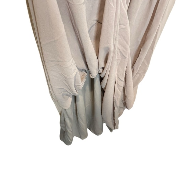 Show Me Your Mumu Nicole Maxi Dune Luxe Satin Dress Soft Beige Size Small NWT - Picture 6 of 15